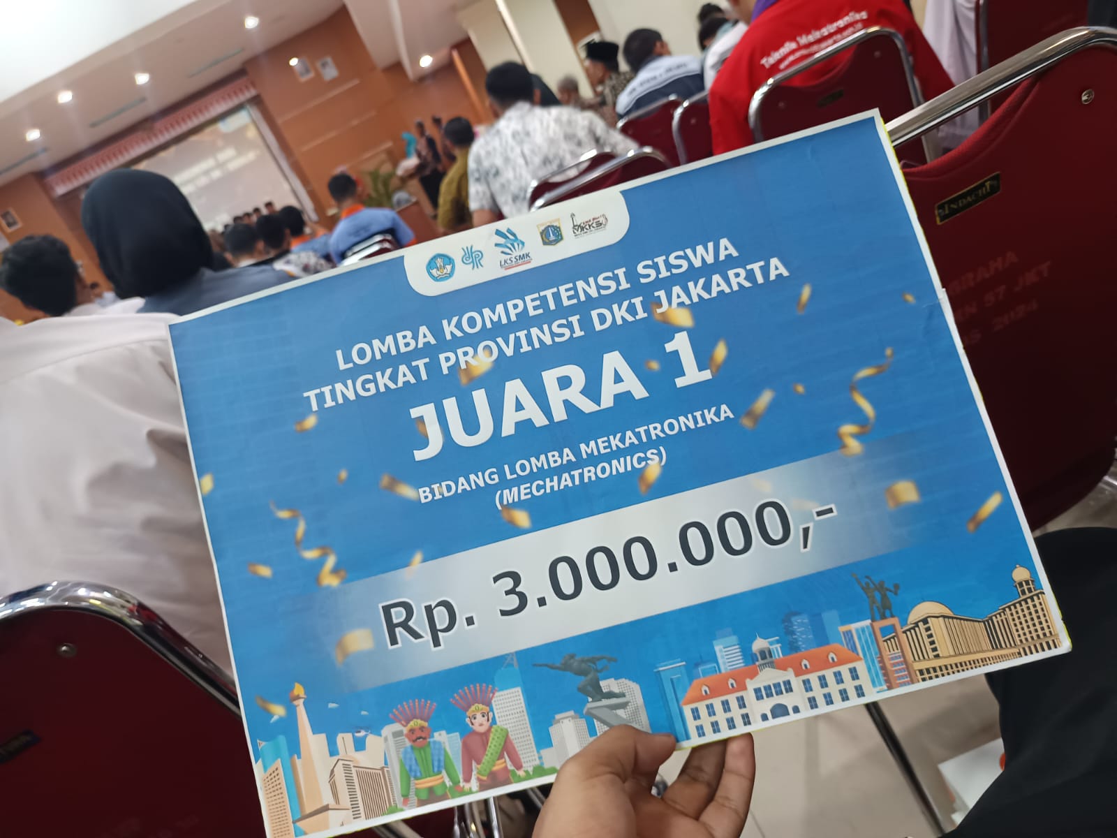 Mechatronics competition award ceremony